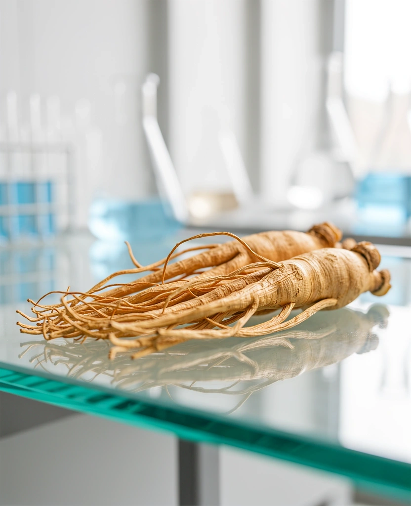 Ginseng Wurzel Nahaufnahme